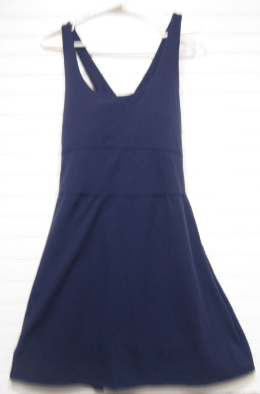 Fabletics Tank Top Blue Dress W/Shorts Under Size XL Short NWT